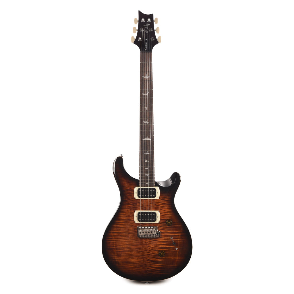 PRS SE Custom 24 Black Gold Sunburst - Angle 4 | MUSICTONER
