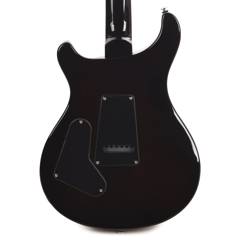 PRS SE Custom 24 Black Gold Sunburst - Angle 3 | MUSICTONER
