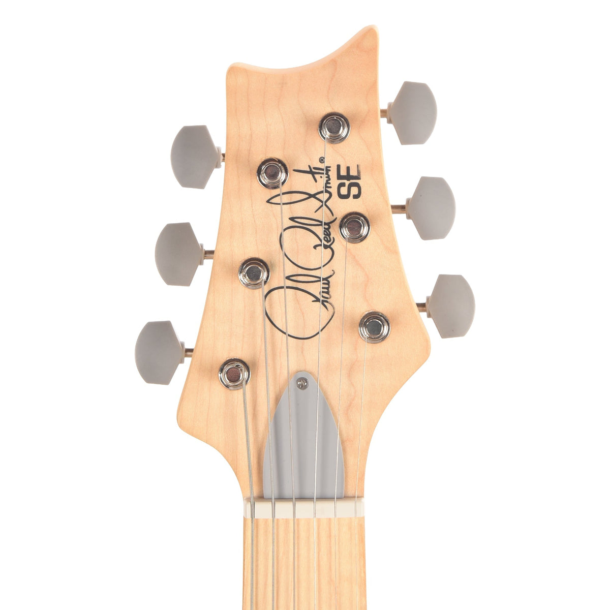 PRS SE Silver Sky Maple Stone Blue - Angle 6 | MUSICTONER