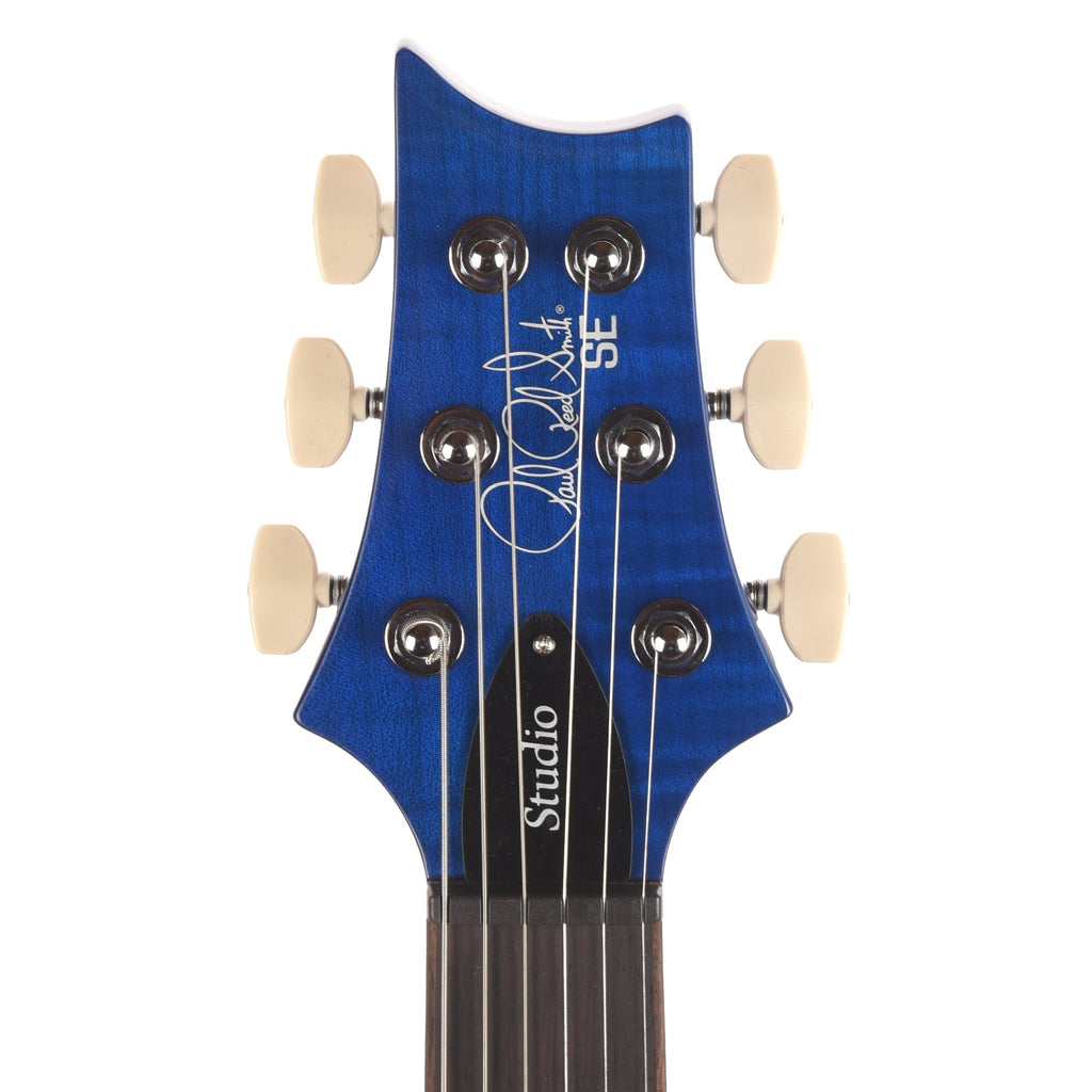 PRS SE Studio Lake Blue - Angle 6 | MUSICTONER