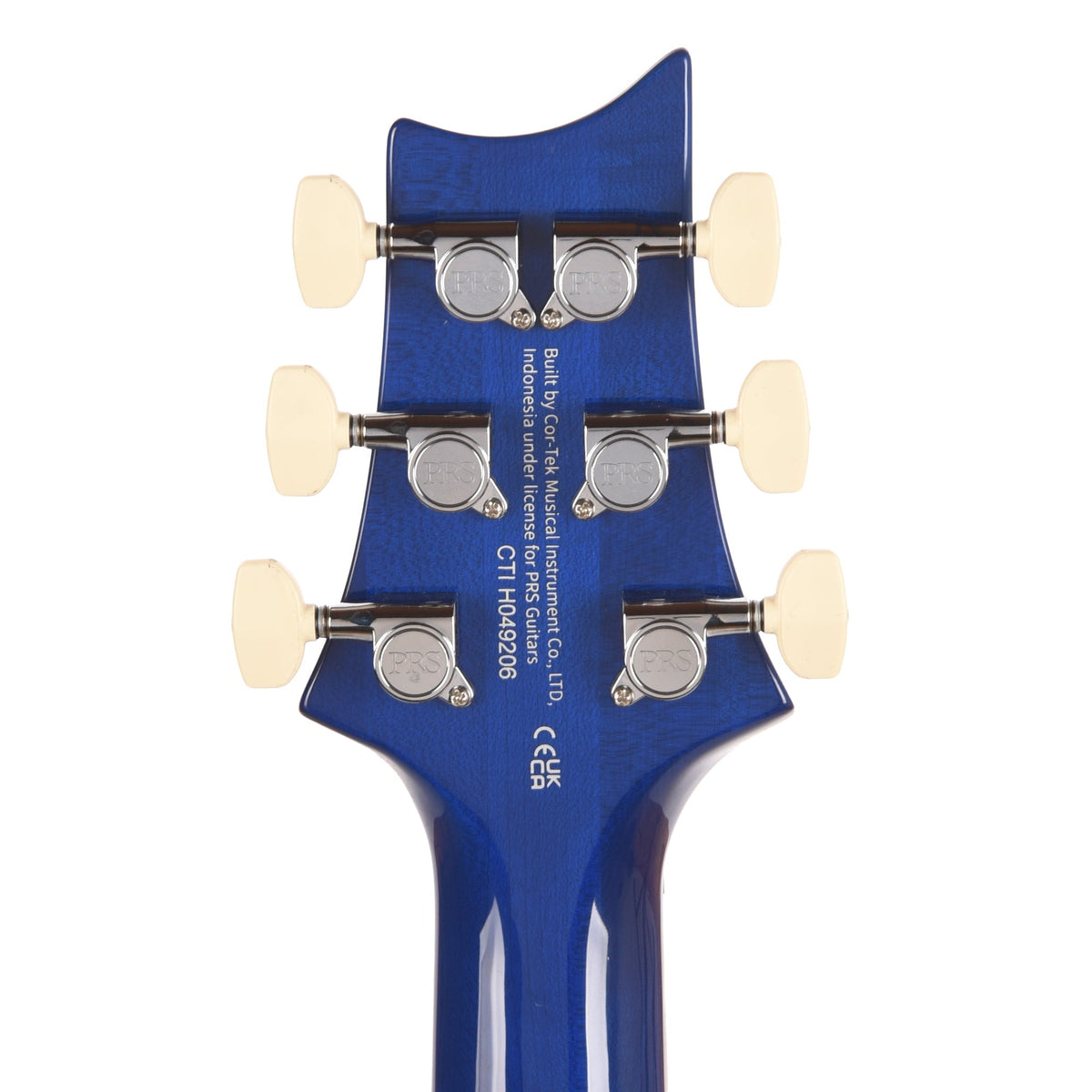 PRS SE Studio Lake Blue - Angle 7 | MUSICTONER