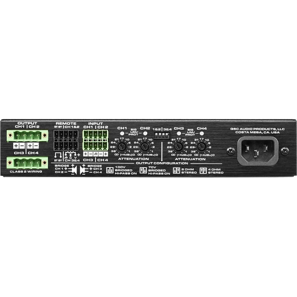QSC SPA4-100 4-Channel Power Amplifier - View 3 | MusicMarket
