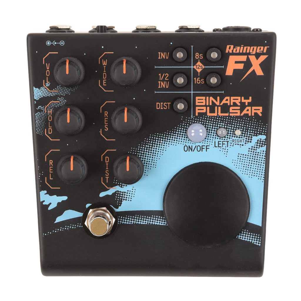 Rainger FX Binary Pulsar Stereo Tremolo Pedal - MUSICTONER