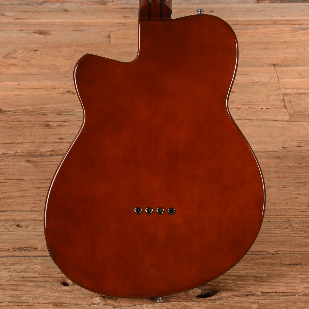 Reverend Linh Le Signature Lil LinhBacker Purple Sparkle - Angle 3 | MUSICTONER