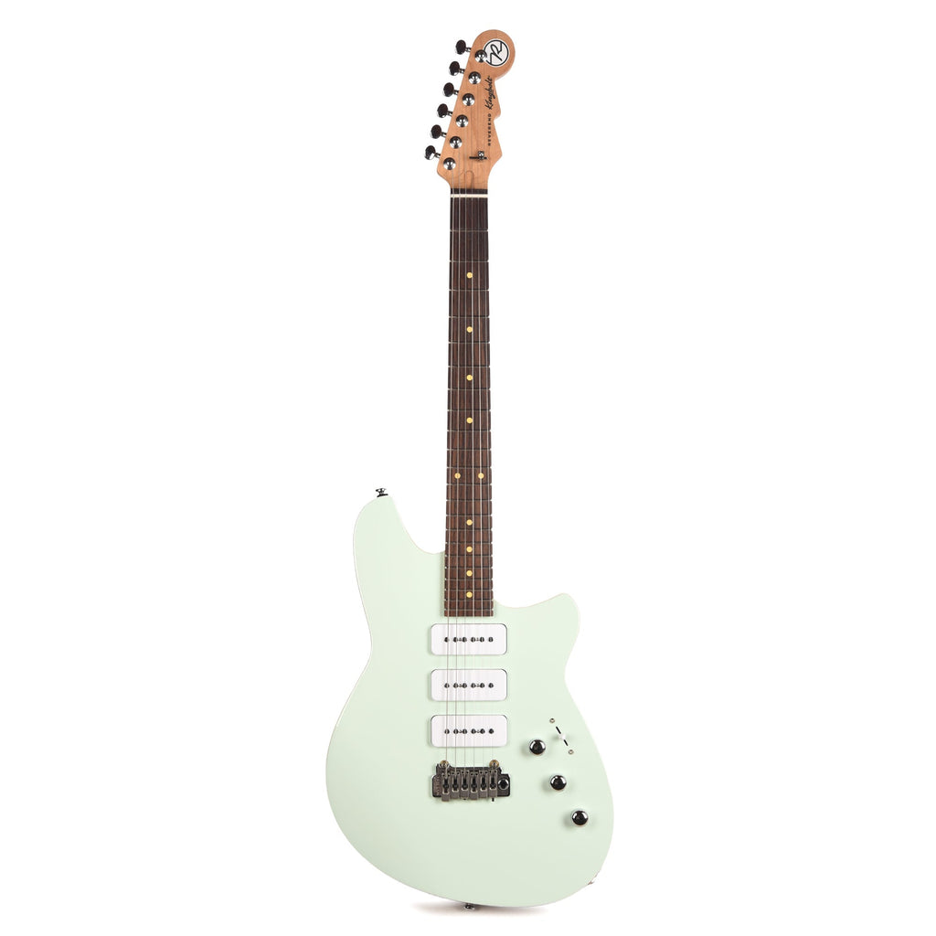 Reverend Kingbolt 390 Electric Guitar Iconic Blue - Angle 4 | MUSICTONER