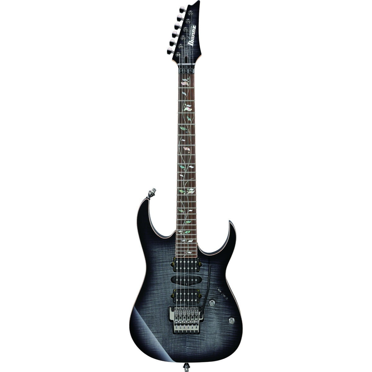 Ibanez RG8570BRE RG j.custom Electric Guitar, Black Rutile w/ Case - View 2 | MusicMarket