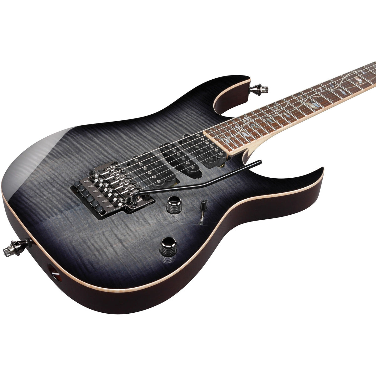Ibanez RG8570BRE RG j.custom Electric Guitar, Black Rutile w/ Case - View 7 | MusicMarket