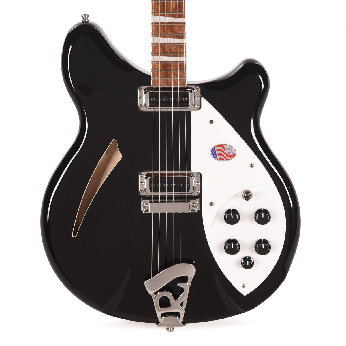 Rickenbacker 360 Jetglo - Angle 2 | MUSICTONER