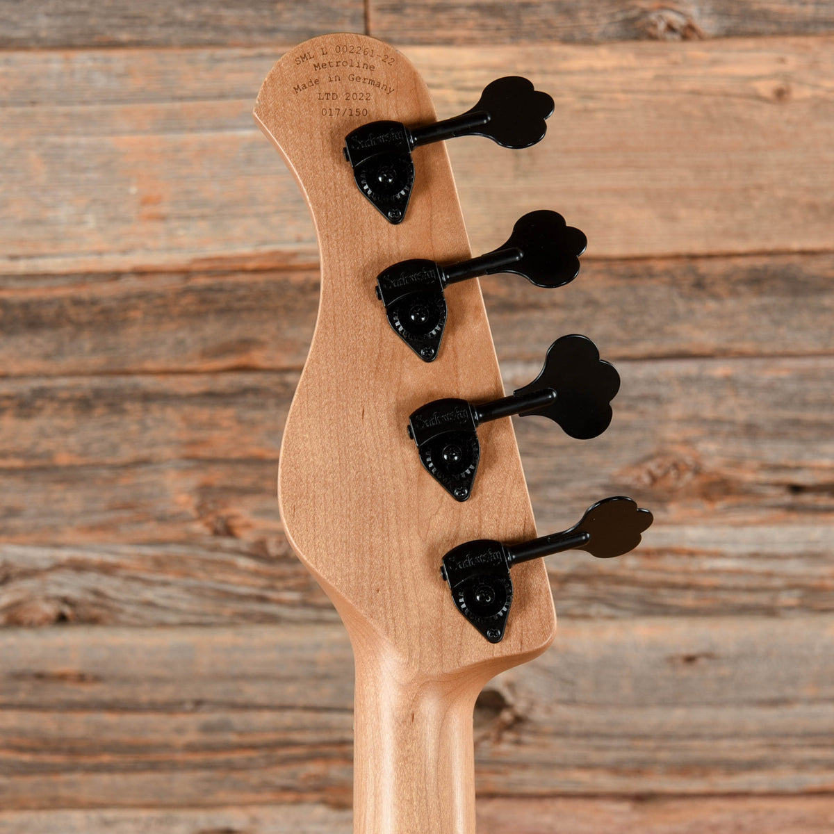 Sadowsky Limited Edition MetroLine 21-Fret MM Bass w/ Snakewood Natural 2022 - Angle 7 | MUSICTONER