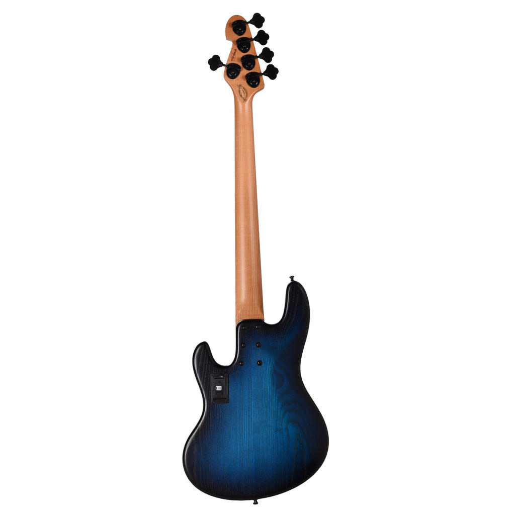 Sandberg California TM Greenline 5-String Matte Blueburst - Angle 5 | MUSICTONER