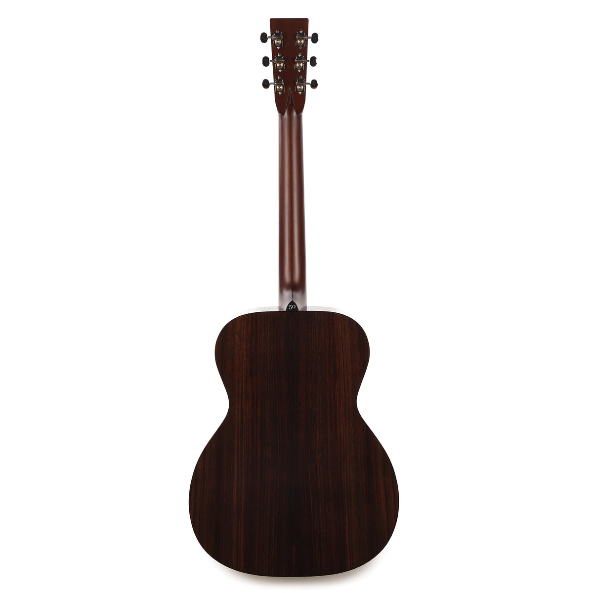 Santa Cruz Guitar Company 50th Anniversary OMPW Sitka Spruce/Indian Rosewood - Angle 6 | MUSICTONER