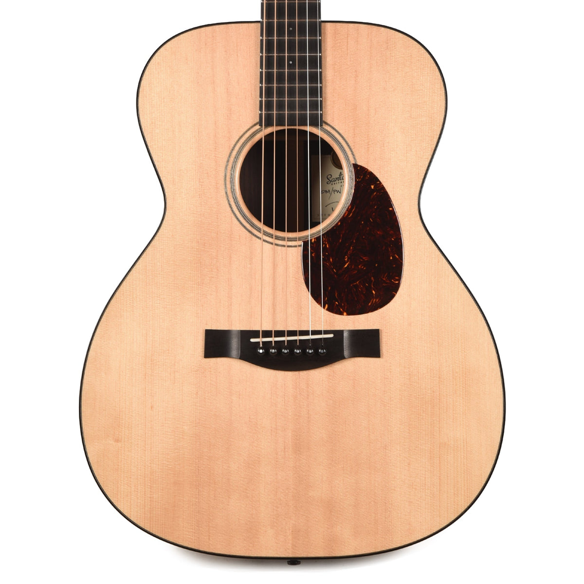 Santa Cruz Guitar Company 50th Anniversary OMPW Sitka Spruce/Indian Rosewood - Angle 2 | MUSICTONER