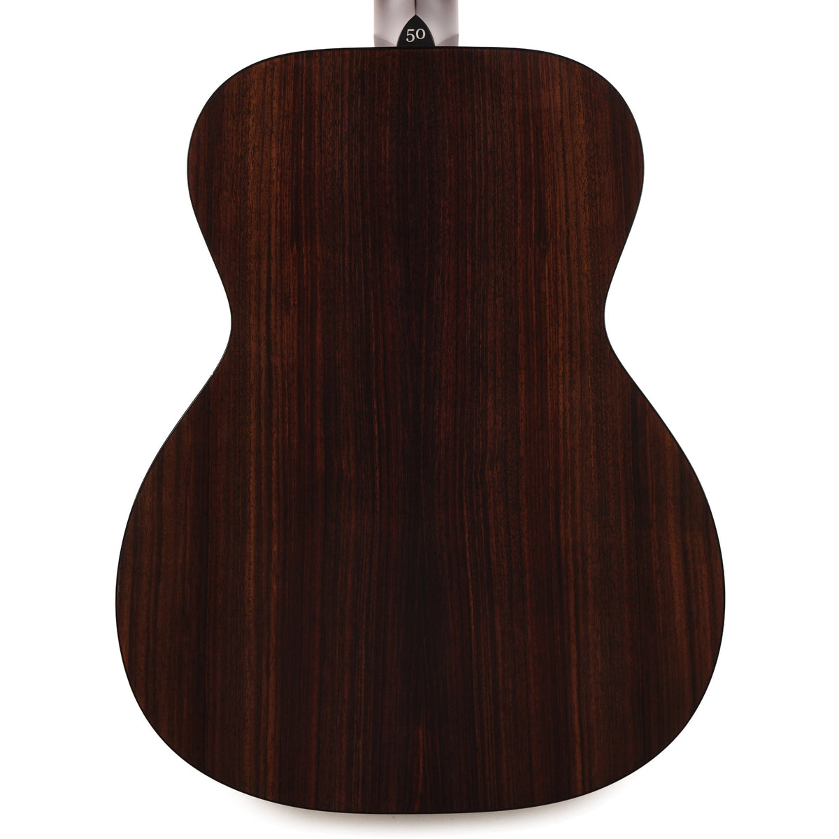 Santa Cruz Guitar Company 50th Anniversary OMPW Sitka Spruce/Indian Rosewood - Angle 4 | MUSICTONER