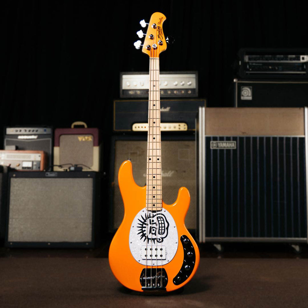 Sterling by Music Man Mike Herrera Artist Series StingRay Bass - Orange Creamsicle - View 6 | MusicMarket