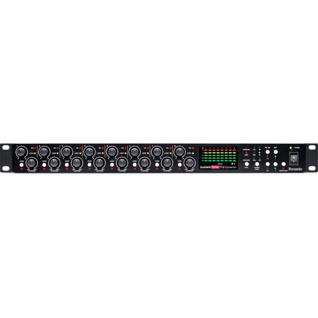 Focusrite Scarlett OctoPre Dynamic 8-Channel Mic Pre - MusicMarket