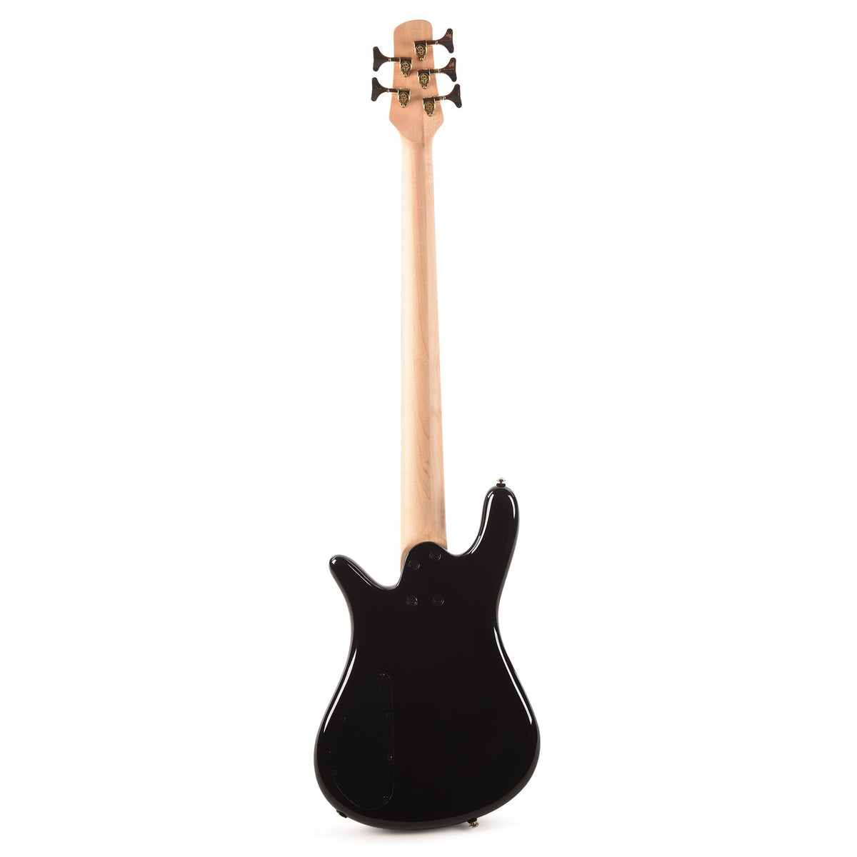 Spector Icon NS-5 Bolt-On 5-String Bass Black Cherry Gloss - Angle 5 | MUSICTONER