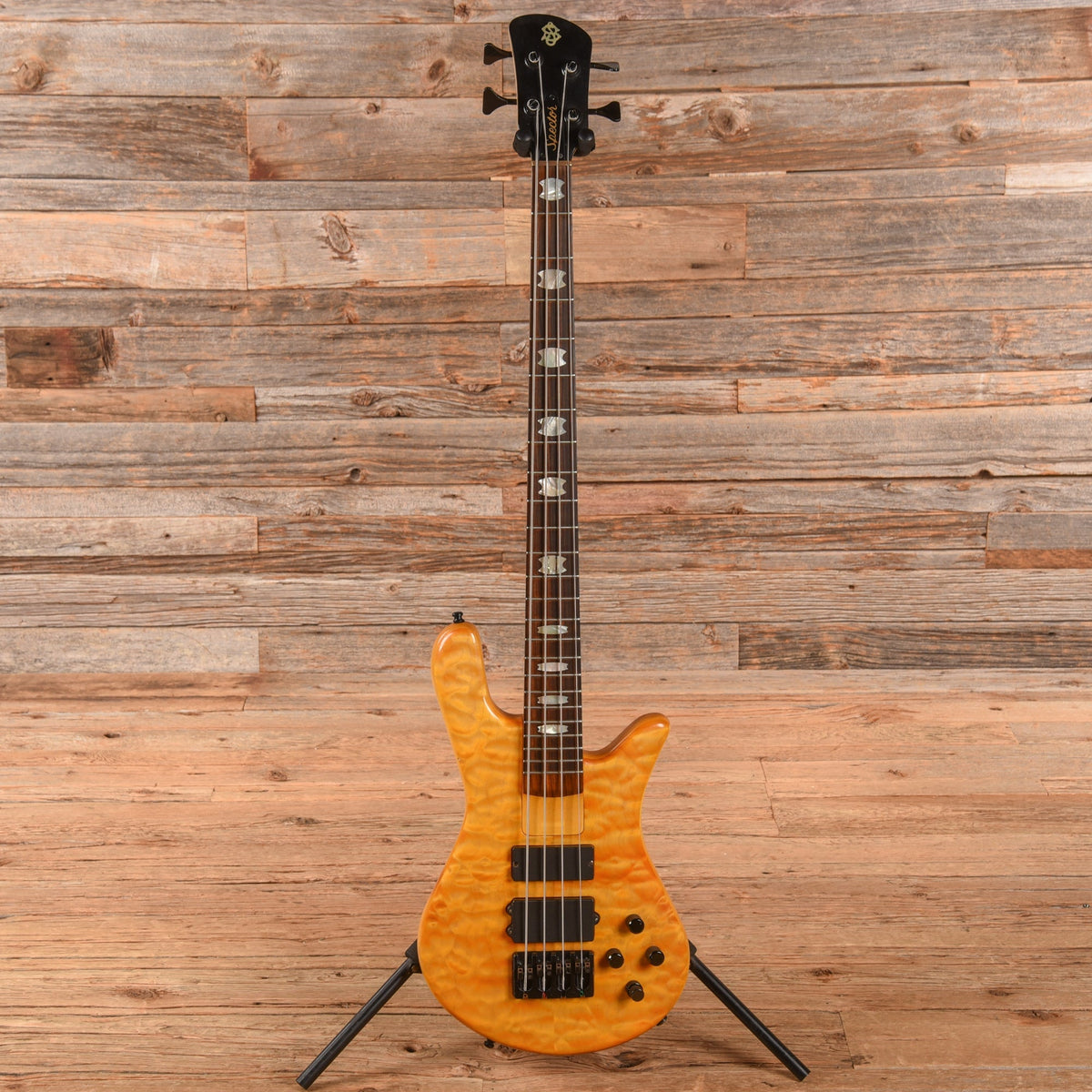 Spector NS-4H2-FM Golden Stain 2009 - Angle 4 | MUSICTONER