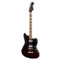 Squier Paranormal Baritone Jazzmaster HH Oxblood w/Painted Headcap - MUSICTONER