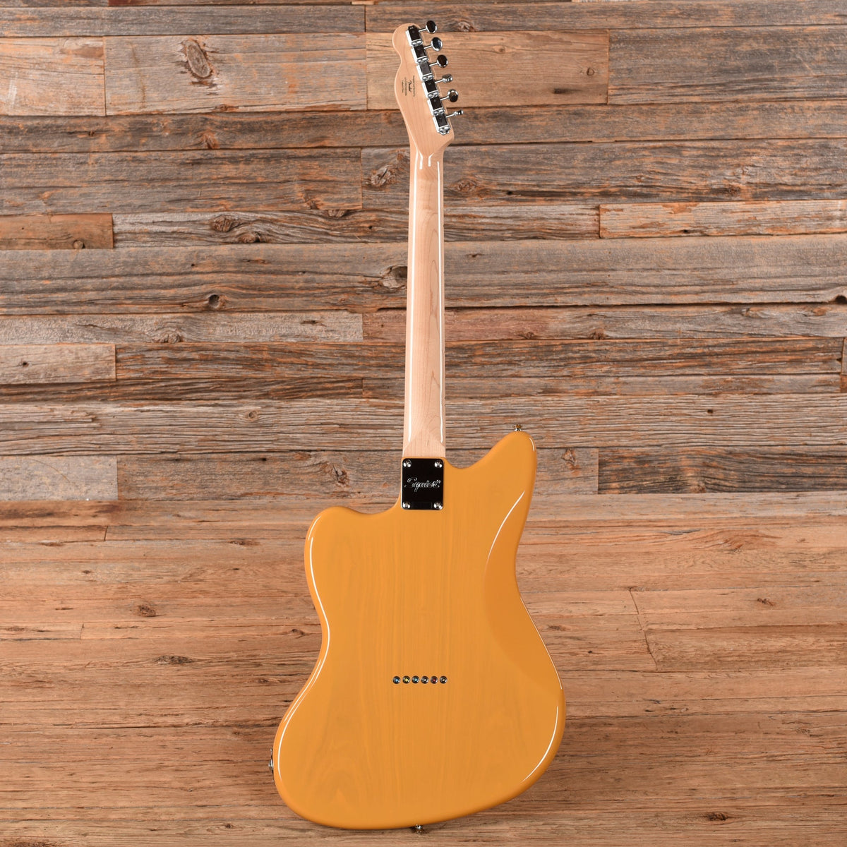 Squier Paranormal Offset Telecaster Butterscotch Blonde 2021 - Angle 5 | MUSICTONER