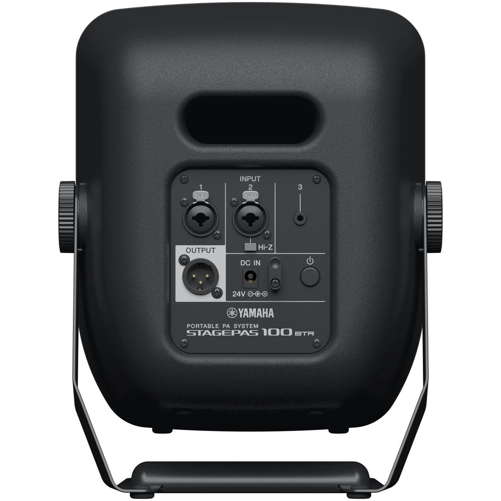 Yamaha STAGEPAS 100 BTR Portable 6.5" Battery Powered PA with 3-channel Mixer - View 7 | MusicMarket