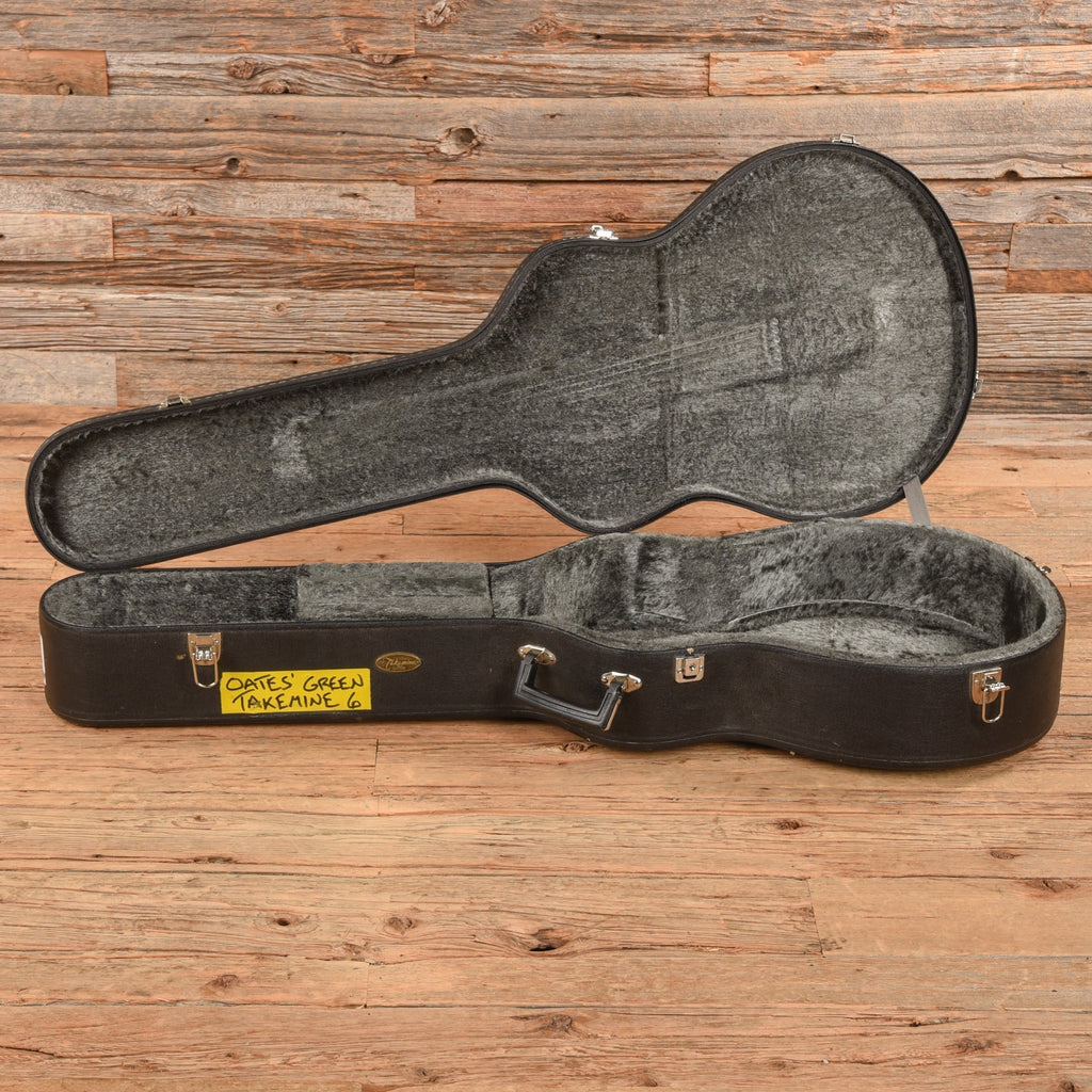 Takamine Custom Acoustic Guitar Green Green - John Oates - Angle 9 | MUSICTONER
