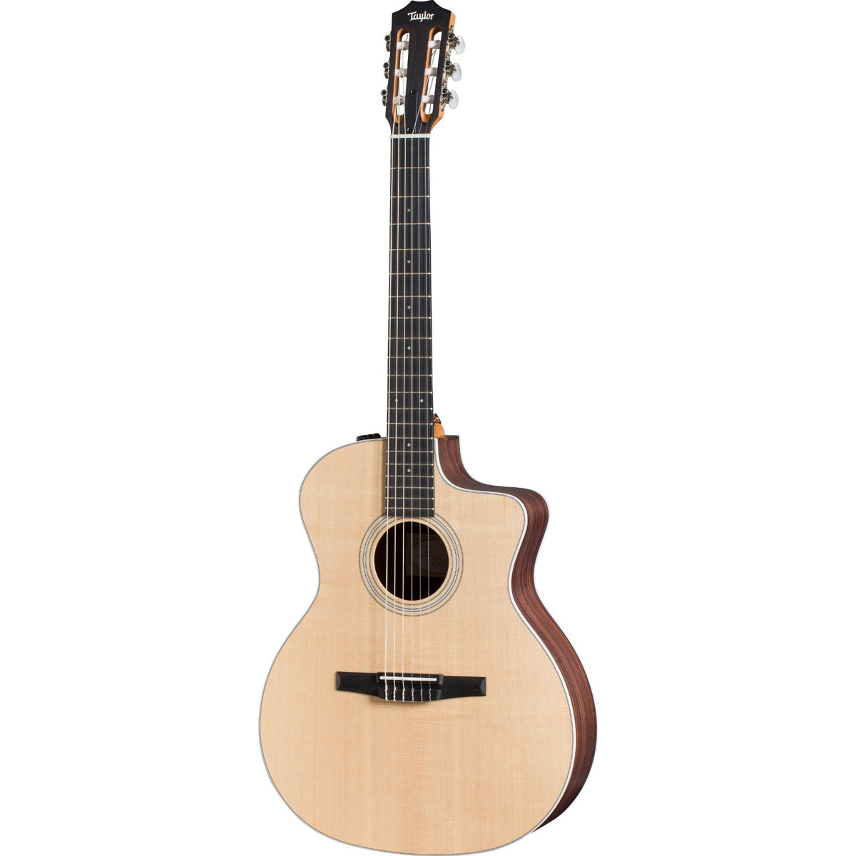 Taylor 214ce Nylon Grand Auditorium Acoustic Electric Guitar - View 2 | MusicMarket