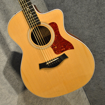 Taylor 214CE Grand Auditorium Acoustic Electric Cutaway with Gig Bag - View 21 | MusicMarket