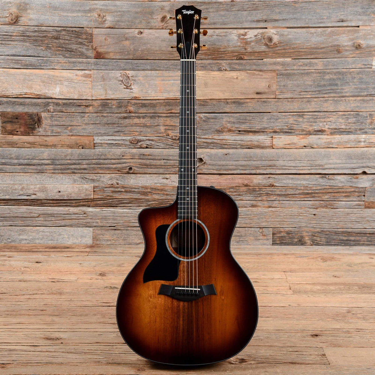 Taylor 224ce-K DLX Koa Grand Auditorium Shaded Edgeburst LEFTY