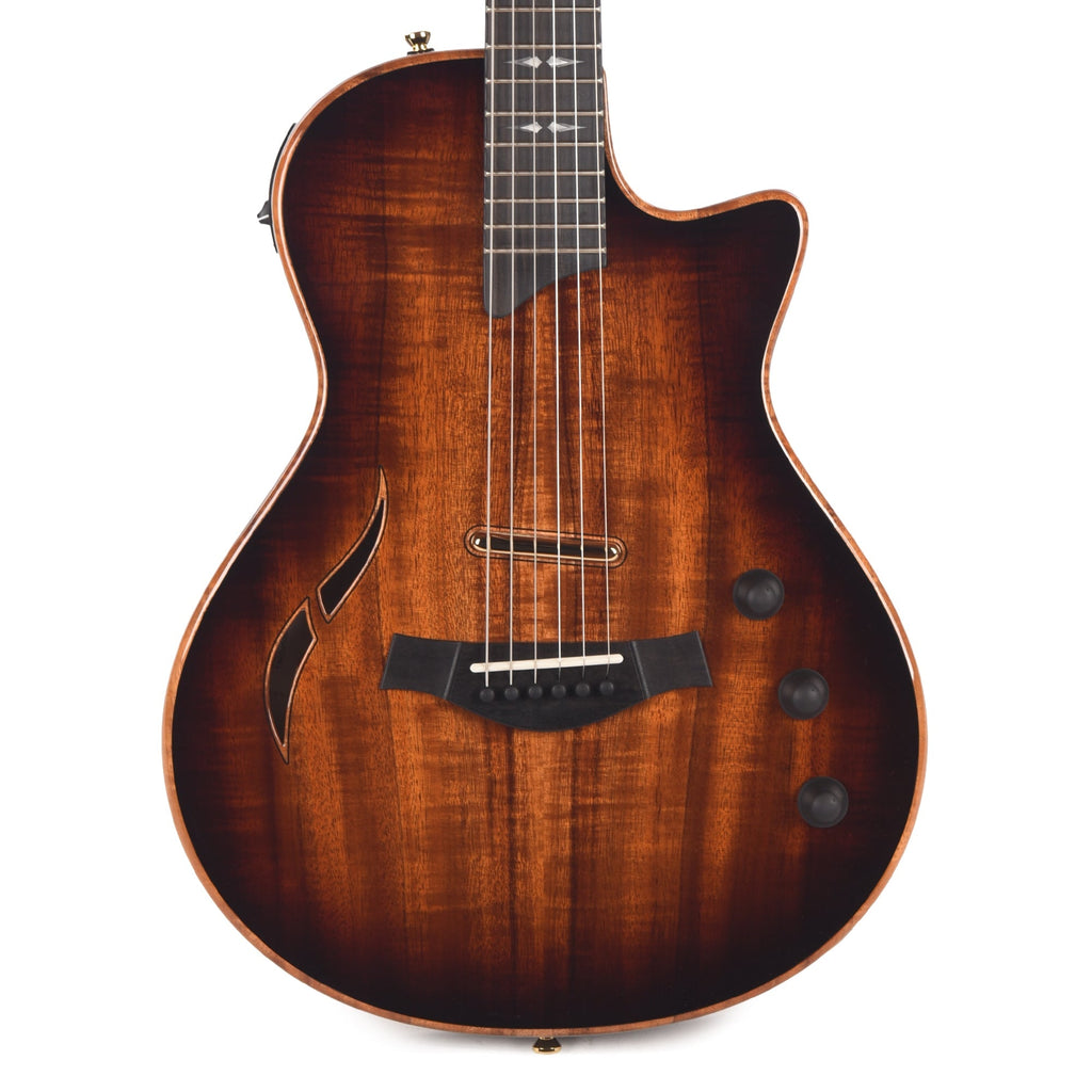 Taylor T5z Custom Hawaiian Koa Shaded Edgeburst - Angle 2 | MUSICTONER