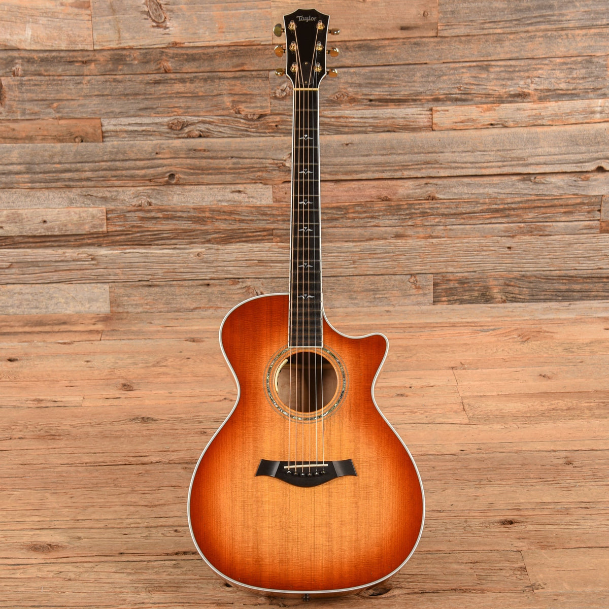 Taylor 612 Custom w/OHSC Sunburst - John Oates - Angle 4 | MUSICTONER