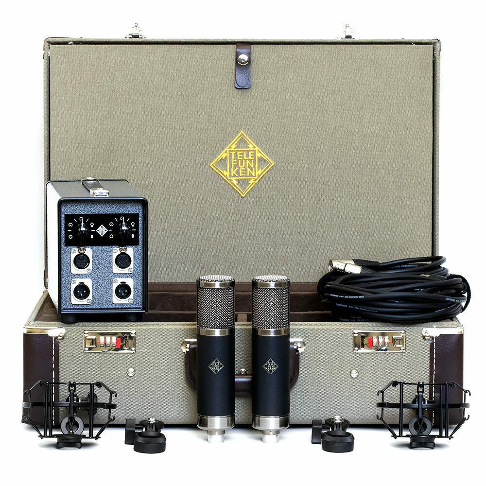 Telefunken TF47 Three-Pattern Large Diaphragm Microphone Stereo Set - View 2 | MusicMarket