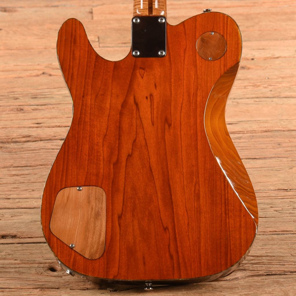 Will Kelly Hard Knocks T Style Flame Maple - John Oates - Angle 3 | MUSICTONER