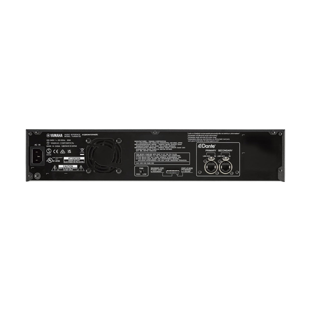 Yamaha Tio1608-D2 Audio I/O Rack - View 3 | MusicMarket