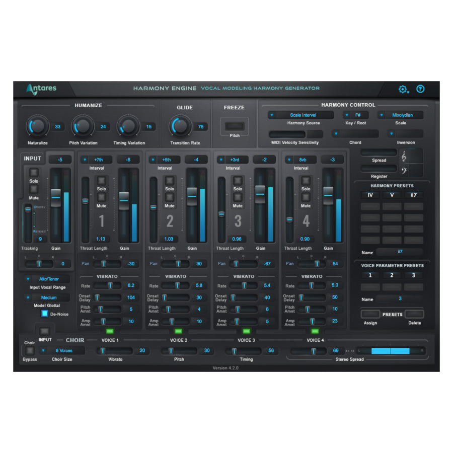 Antares Harmony Engine Vocal Harmony Plug-in - MusicMarket