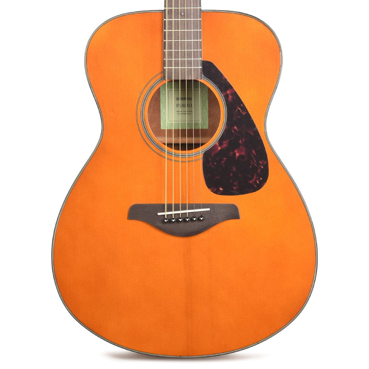 Yamaha FS800J T Concert Acoustic Guitar Tinted Gloss - Angle 2 | MUSICTONER